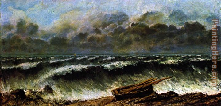 Gustave Courbet The waves